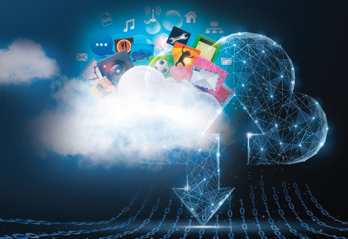 Secure Your Data On Cloud Storage Illustration
